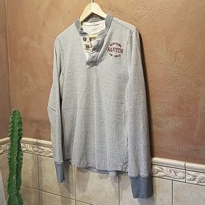 Abercrombie & Fitch Cotton Long Sleeve Henley
